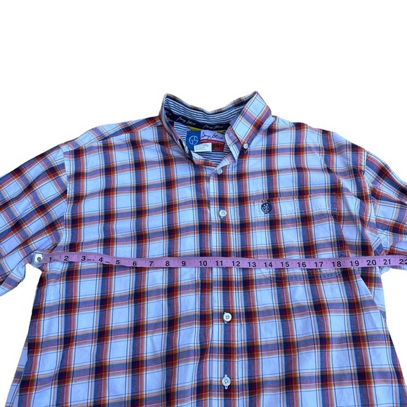 Wrangler George Straight Button Down Shirt Mens Long Sleeve Plaid Large - Picture 6 of 12